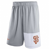 Men's San Francisco Giants Nike Gray Dry Fly Shorts,baseball caps,new era cap wholesale,wholesale hats